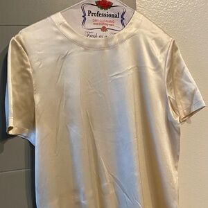 St. John Cream Blouse